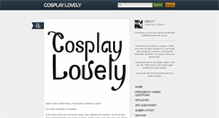 Desktop Screenshot of cosplaylovely.tumblr.com