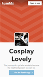 Mobile Screenshot of cosplaylovely.tumblr.com