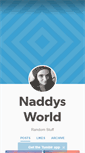 Mobile Screenshot of naddysworld.tumblr.com