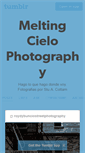 Mobile Screenshot of meltingcielofotografia.tumblr.com