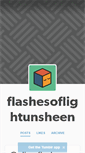 Mobile Screenshot of flashesoflightunsheen.tumblr.com