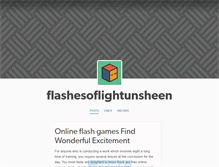 Tablet Screenshot of flashesoflightunsheen.tumblr.com