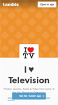 Mobile Screenshot of i-heart-television.tumblr.com