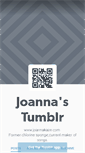 Mobile Screenshot of joannakaze.tumblr.com