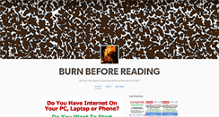 Desktop Screenshot of burnbeforereading.tumblr.com