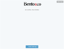 Tablet Screenshot of bentoandco.tumblr.com