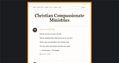 Desktop Screenshot of compassionateministry.tumblr.com