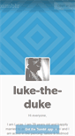 Mobile Screenshot of luke-the-duke.tumblr.com