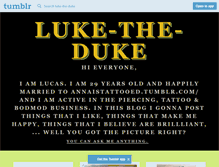 Tablet Screenshot of luke-the-duke.tumblr.com