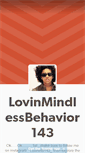 Mobile Screenshot of lovinmindlessbehavior143.tumblr.com