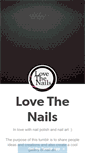 Mobile Screenshot of lovethenails.tumblr.com