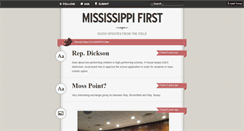 Desktop Screenshot of mississippifirst.tumblr.com
