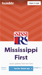 Mobile Screenshot of mississippifirst.tumblr.com