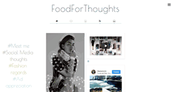 Desktop Screenshot of foodforthoughts.tumblr.com
