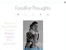 Tablet Screenshot of foodforthoughts.tumblr.com