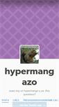 Mobile Screenshot of hypermango.tumblr.com