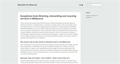 Desktop Screenshot of absolutecarremoval.tumblr.com