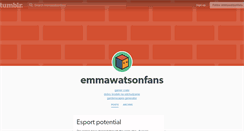Desktop Screenshot of emmawatsonfans.tumblr.com