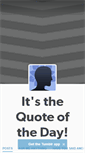 Mobile Screenshot of itisthequoteoftheday.tumblr.com