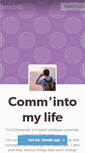 Mobile Screenshot of commintomylife.tumblr.com