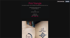 Desktop Screenshot of pinktriangle.tumblr.com