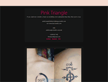 Tablet Screenshot of pinktriangle.tumblr.com