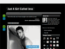 Tablet Screenshot of justagirlcalledjess.tumblr.com