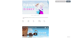 Desktop Screenshot of dailyclassicdisney.tumblr.com