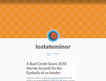 Tablet Screenshot of lostateminor.tumblr.com