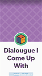 Mobile Screenshot of gooddialogue.tumblr.com