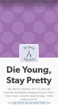 Mobile Screenshot of dieyoungbaby.tumblr.com