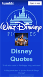 Mobile Screenshot of disney-quote.tumblr.com