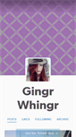 Mobile Screenshot of gingrwhingr.tumblr.com