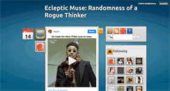 Desktop Screenshot of eclepticmuse.tumblr.com
