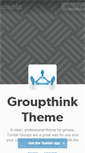 Mobile Screenshot of groupthink-theme.tumblr.com