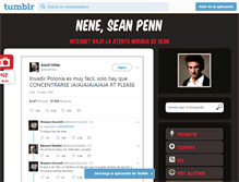 Tablet Screenshot of neneseanpenn.tumblr.com