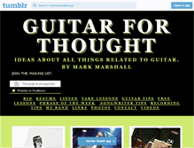 Tablet Screenshot of markmarshallmusic.tumblr.com