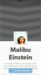 Mobile Screenshot of malibueinstein.tumblr.com