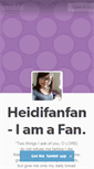 Mobile Screenshot of heidifanfan.tumblr.com