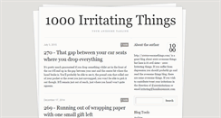 Desktop Screenshot of 1000irritations.tumblr.com