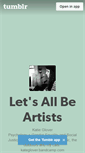 Mobile Screenshot of letsallbeartists.tumblr.com