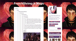 Desktop Screenshot of frenchshrimp.tumblr.com