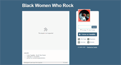 Desktop Screenshot of blackwomenwhorock.tumblr.com