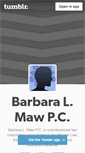 Mobile Screenshot of barbaramawlaw.tumblr.com