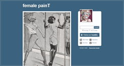 Desktop Screenshot of femalepain.tumblr.com