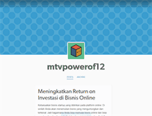 Tablet Screenshot of mtvpowerof12.tumblr.com