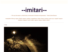 Tablet Screenshot of imitari.tumblr.com