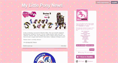 Desktop Screenshot of myponynews.tumblr.com