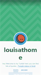 Mobile Screenshot of louisathome.tumblr.com