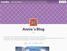 Tablet Screenshot of annierosse.tumblr.com